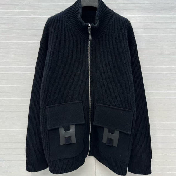 HM 25 Jacket Black Wool 02659