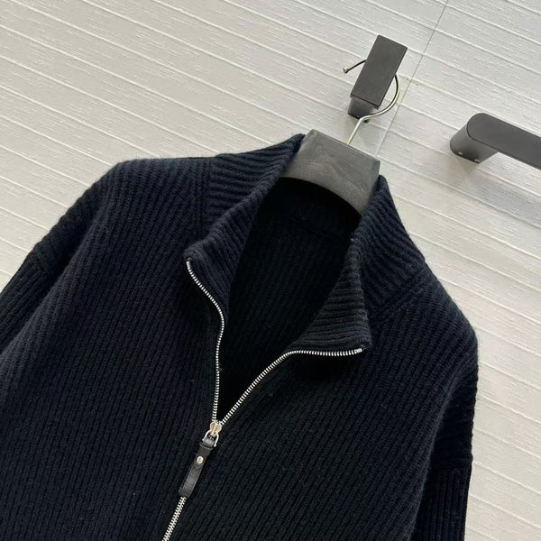 HM 25 Jacket Black Wool 02659