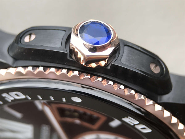 CALIBRE DIVER 42 AUTOMATIC BLACK CASE BLACK DIAL