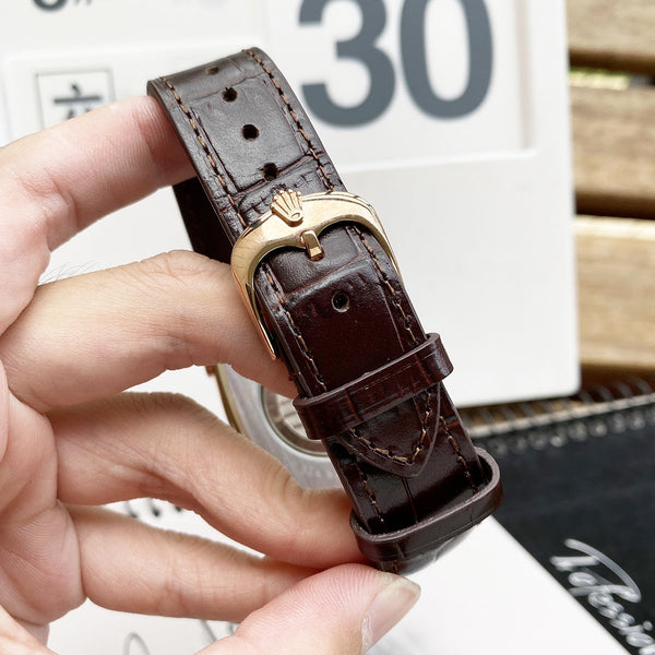 CORDINO IN PELLE NERA CELLINI CLASSIC 50MM 