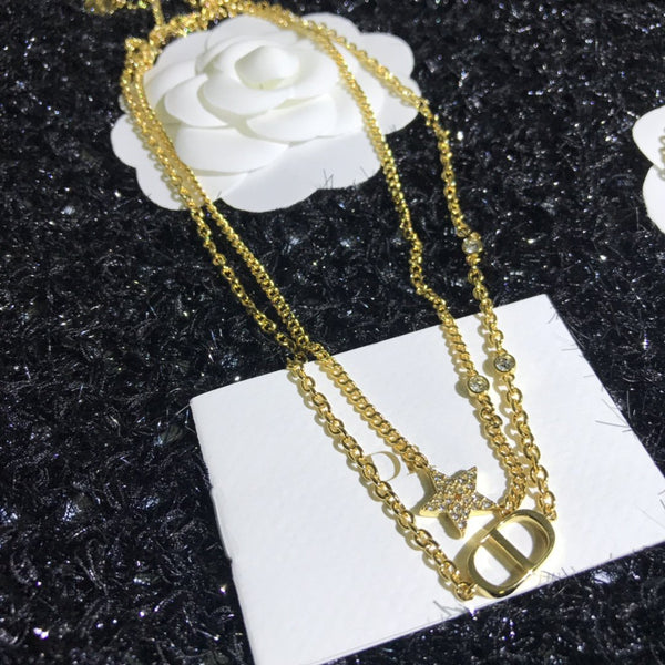 PETIT CD DOUBLE NECKLACE