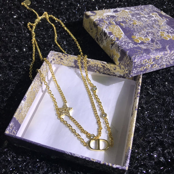 PETIT CD DOUBLE NECKLACE