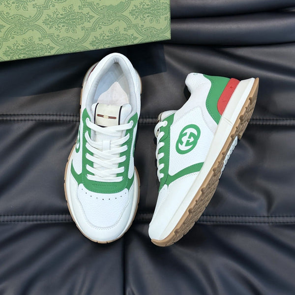 GG TRAINER VERDE BIANCO
