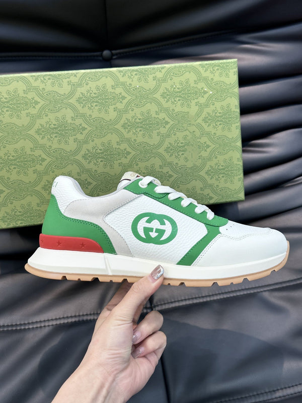 GG TRAINER VERDE BIANCO