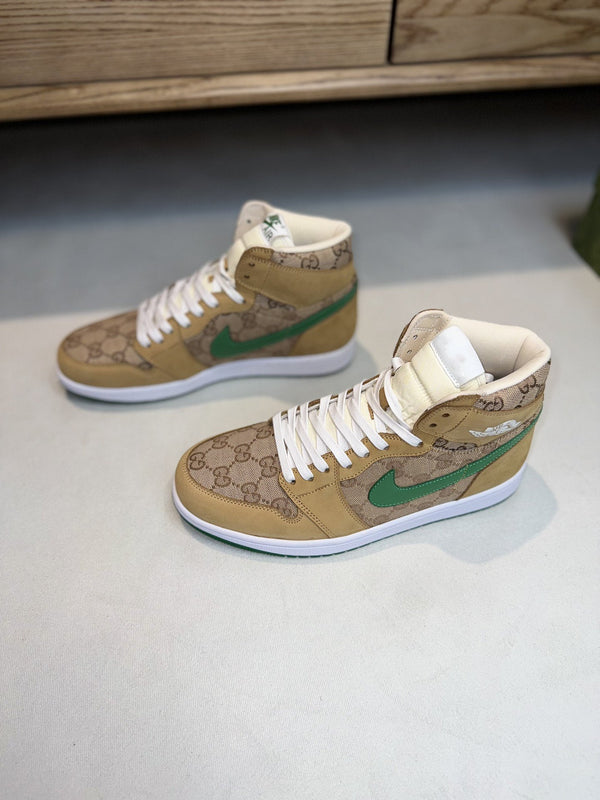 GG AIR JORDAN MARRONE VERDE