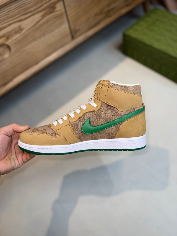 GG AIR JORDAN MARRONE VERDE