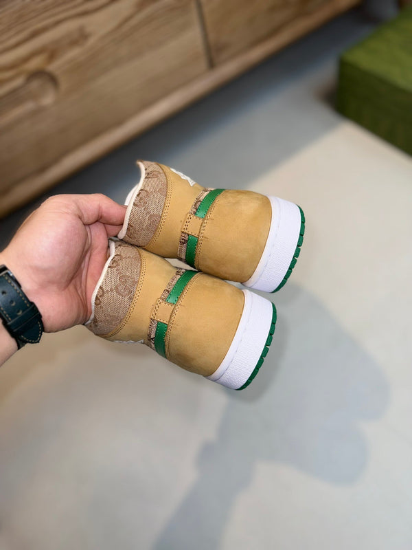 GG AIR JORDAN MARRONE VERDE