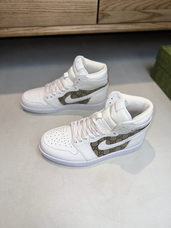 GG AIR JORDAN WHITE BROWN