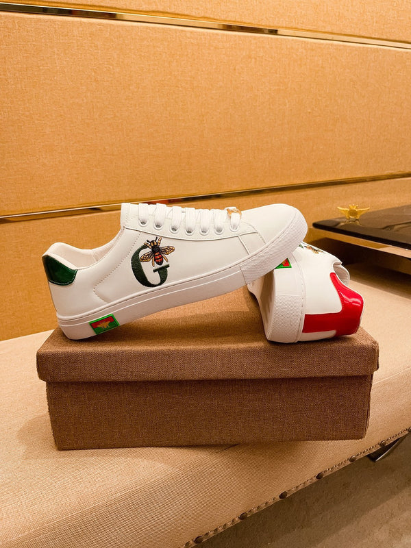 SNEAKER GG ACE RICAMATA BIANCA