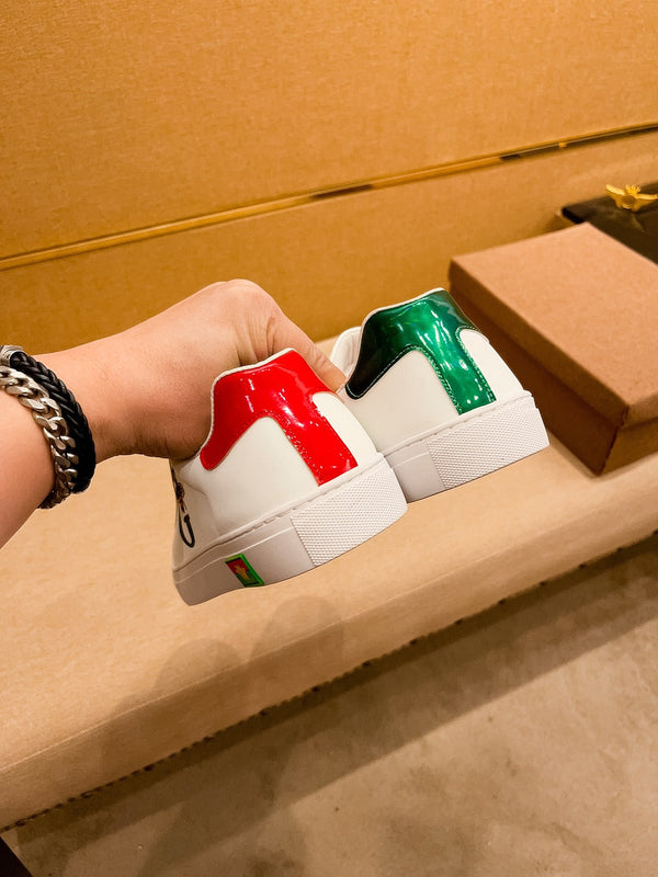 SNEAKER GG ACE RICAMATA BIANCA