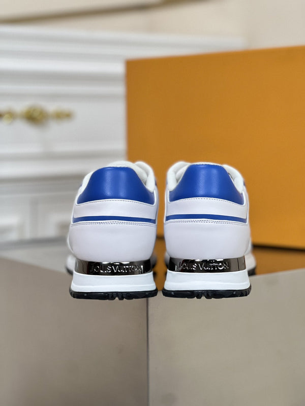 LV RUN AWAY WHITE BLUE SNEAKER