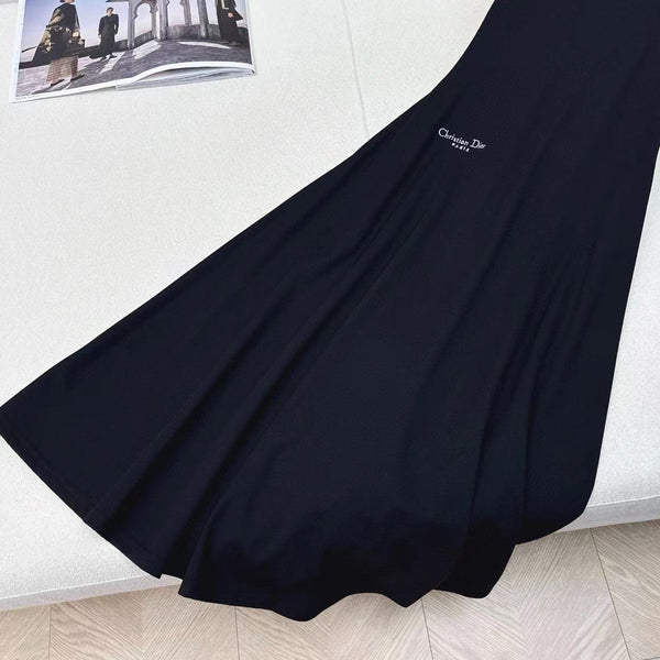 Abito gilet CD nero cotone poliestere