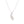 PLUME DE NECKLACE SILVER DIAMOND