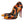 CL Hot Chick 100 mm Pumps Specchio Leather On Fire Multicolor