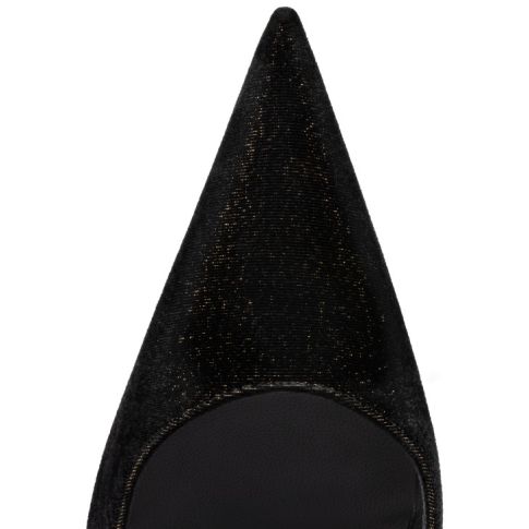 CL Kate Max 100 Mm Pumps Velvet D'Or Black