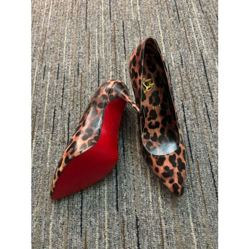 CL Kate Pumps 85mm Calf Leather Leopard