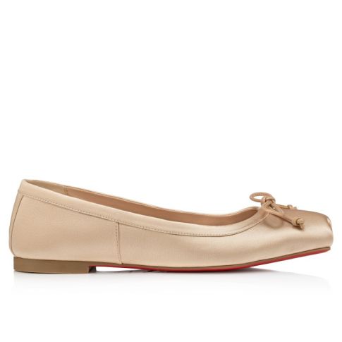 CL Mamadrague Ballerinas Crepe Satin Blush