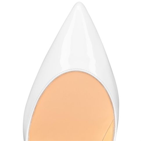 CL Pumps Hot Chick 100 mm Bianco Patent