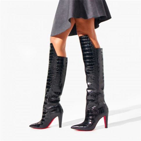 CL Tall Boot Slimini Botta 85 mm Black Calf