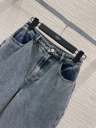 Fendi 25 Denim Set Light blue Cotton