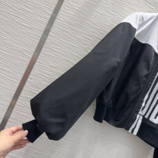 CD 25 Casual Suit Black White Polyester