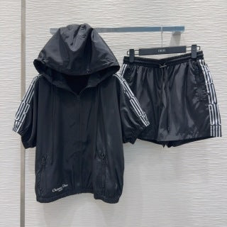 CD 25 Tuta Nero Bianco Poliestere