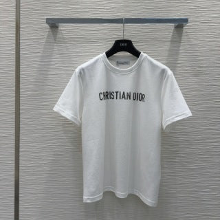 CD 2025 Set T-shirt with Mesh skirt Black White Polyester Cotton