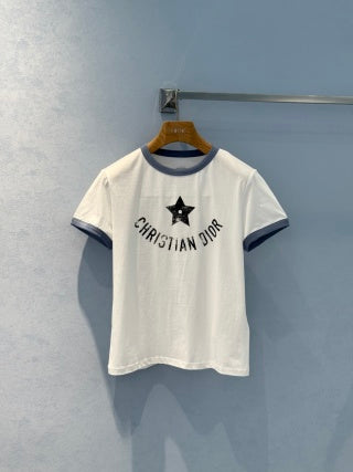 CD 25 Five-pointed Star T-shirt Cotton