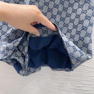 Gucci 25 Set Blue White Polyester Fiber