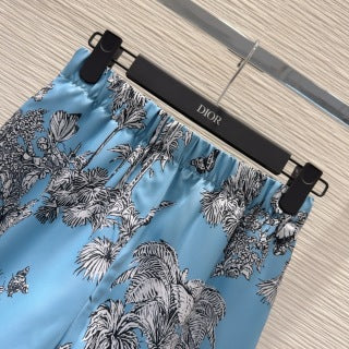 CD 25 Forest Pijama Blue mix White Polyester
