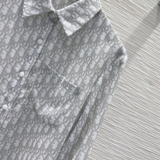 CD 25 Monogram Suit White mix Gray Polyester