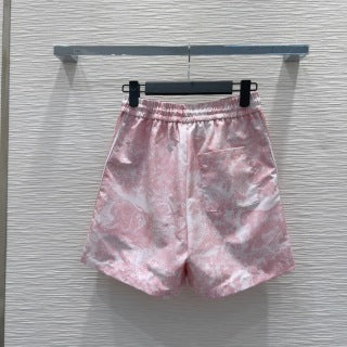 CD 25 Short Sleeve Clothing Set Pink Polyester