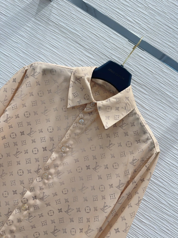 LV 25 Full Of Small Details Set Light Brown Poliester
