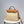 Herbag 31 Toile Light Beige Canvas Gold Cowhide Leather