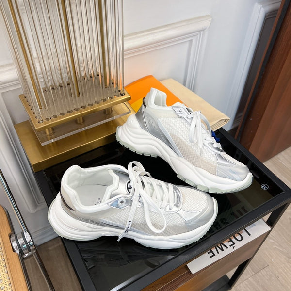 SNEAKER LV RUN 55 BIANCHE