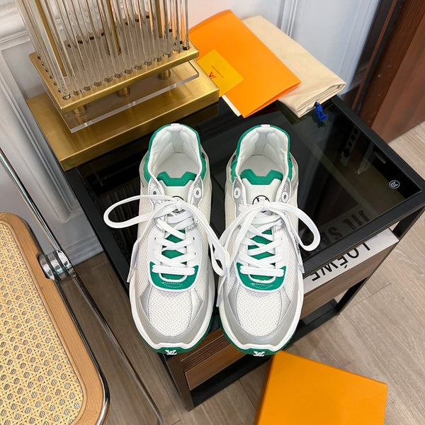 LV RUN 55 SNEAKER BIANCO VERDE