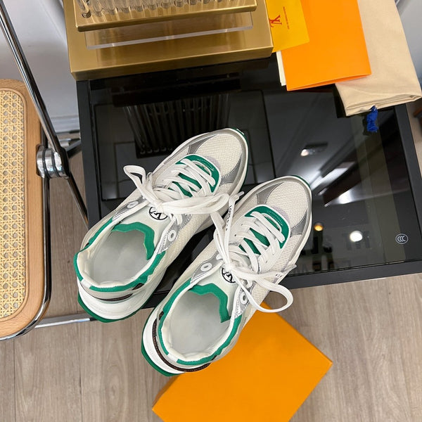 LV RUN 55 SNEAKER BIANCO VERDE