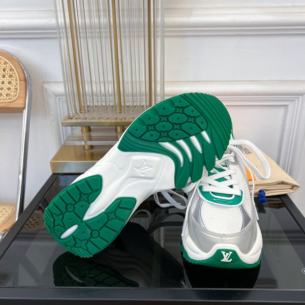 LV RUN 55 SNEAKER BIANCO VERDE