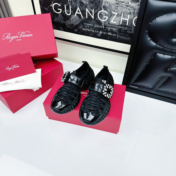 Run Light Sneakers Viv 25 Leather Fabric 184401