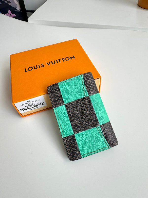 LV Pocket Wallet Damier Pop Coated Canvas 221278