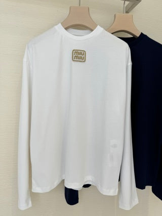 Miu Miu Long-sleeved T.shirt Cotton