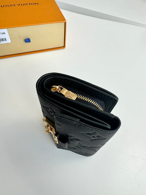 LV Métis Short Wallet Monogram Empreinte Pattern & Cowhile 221353