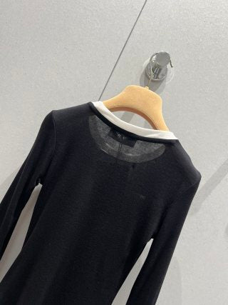 Miu Miu 25 Long-sleeved Top Tencel