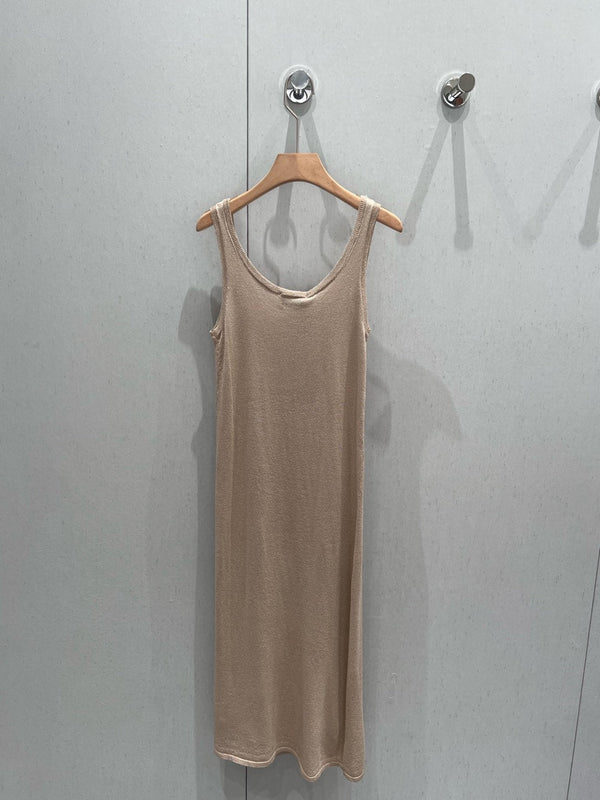 YSL 25 Abito gilet in maglia con scollo rotondo in viscosa e poliestere 210355