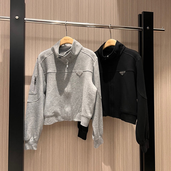 Prada Jacket Black and Gray Nylon