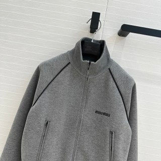 Miu Miu Sport Suit Gray Cotton