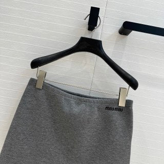 Miu Miu Sport Suit Gray Cotton