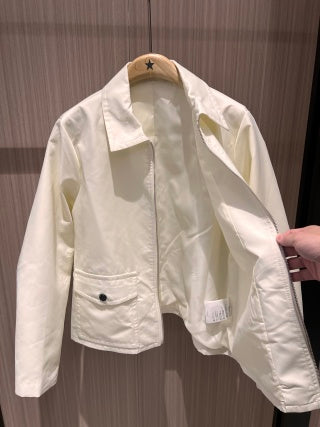 Prada Belted Jackets Black and White Poliamide