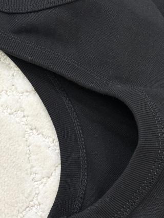 Prada 25 Vest Top Black and White Cotton