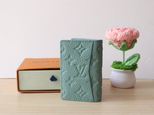 LV Pocket Organizer Monogram Grained Taurillon Cowhide